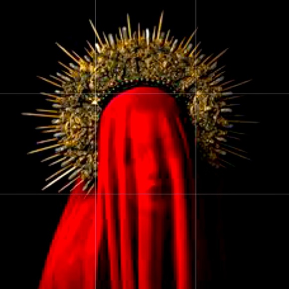 Inverted Cross Hand Made Custom Head Piece - Picture 2 of 9